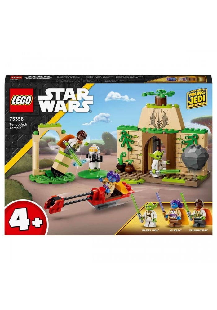 75358 LEGO® Star Wars™ Genç Jedi Maceraları: Tenoo Jedi Tapınağı 124 parça +4 yaş