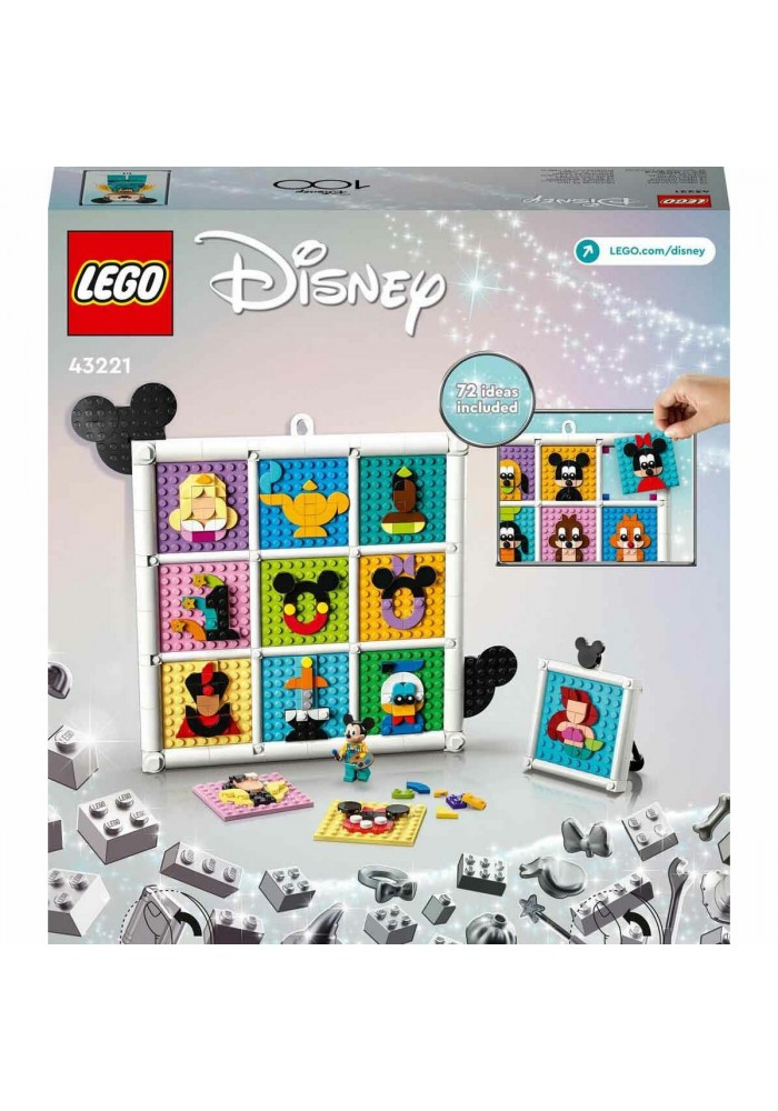 43221 LEGO® Disney™: 100 Yıl Animasyon İkonları 1022 parça +6 yaş