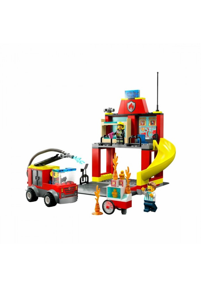 60375 LEGO® City - İtfaiye Merkezi ve İtfaiye Kamyonu 153 parça +4 yaş