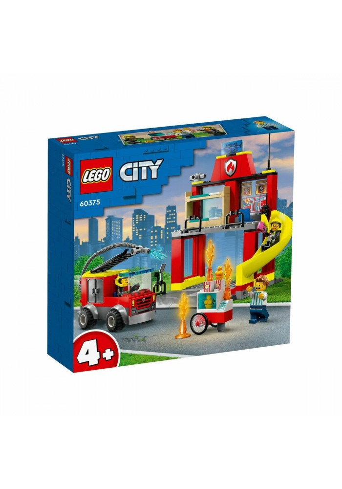 60375 LEGO® City - İtfaiye Merkezi ve İtfaiye Kamyonu 153 parça +4 yaş