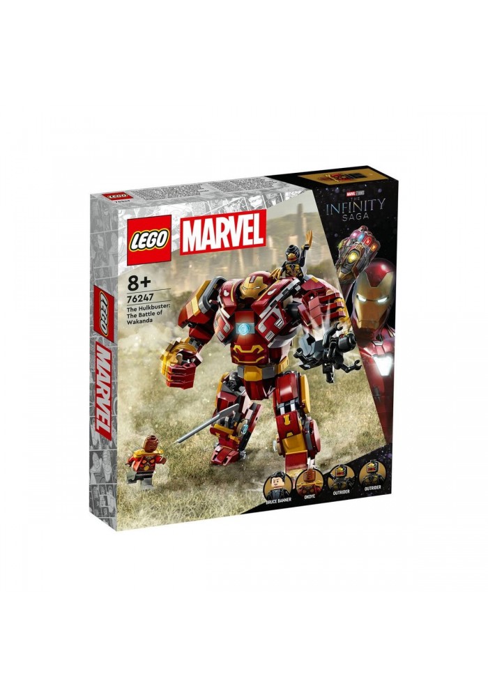76247 LEGO® Marvel - Hulkbuster: Wakanda Savaşı 385 parça +8 yaş