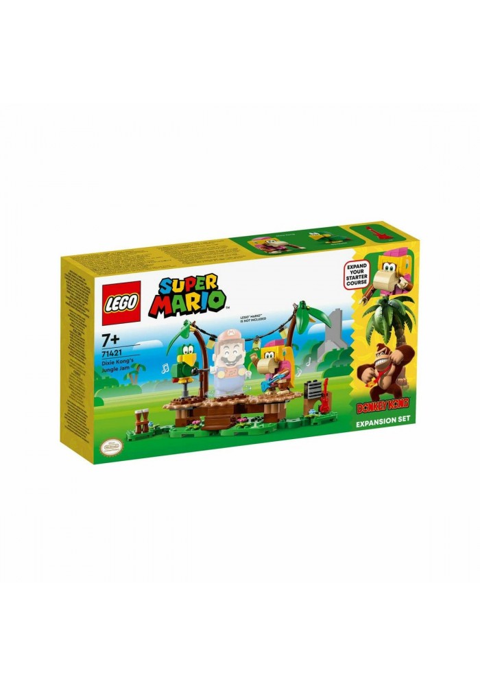 71421 LEGO® Super Mario™ Dixie Kong'un Orman Konseri Ek Macera Seti 174 parça +7 yaş