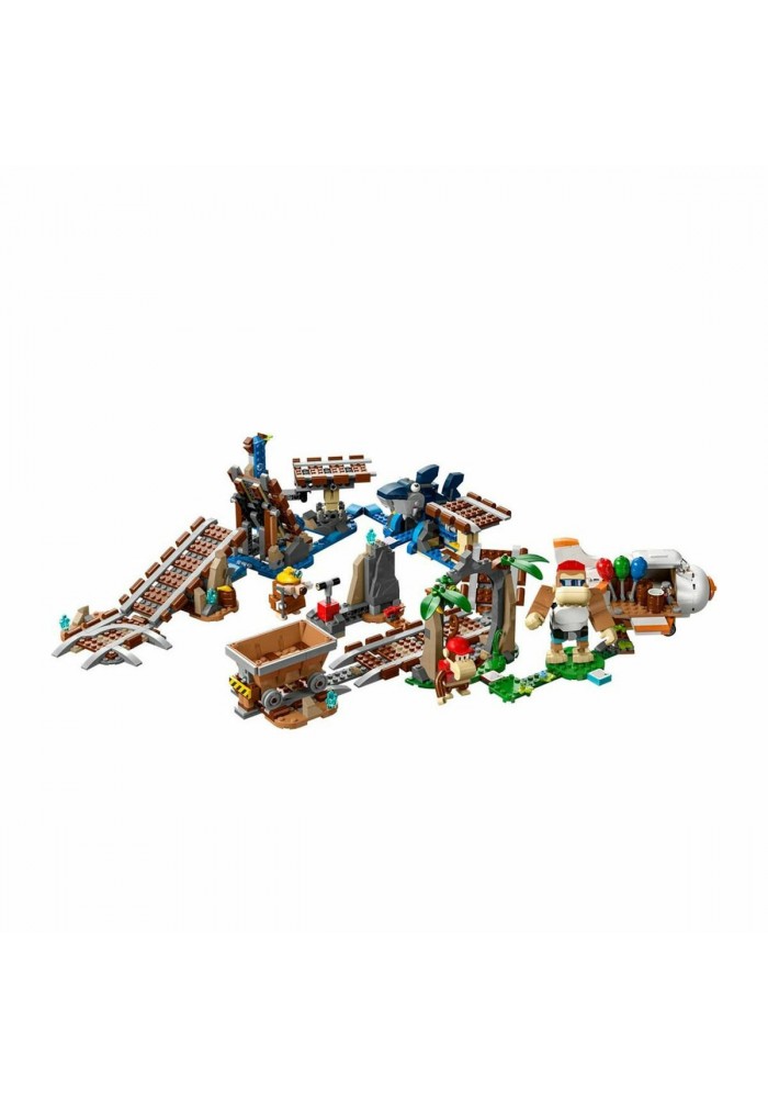 71425 LEGO®Super Mario™Diddy Kong'un Maden Arabası Ek Macera Set 1157 parça+8yaş