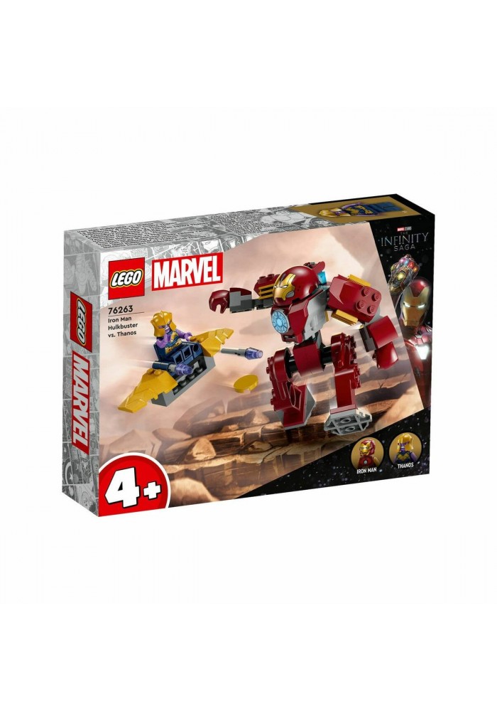 76263 LEGO® Marvel Iron Man Hulkbuster Thanos’a Karşı 66 parça +4 yaş