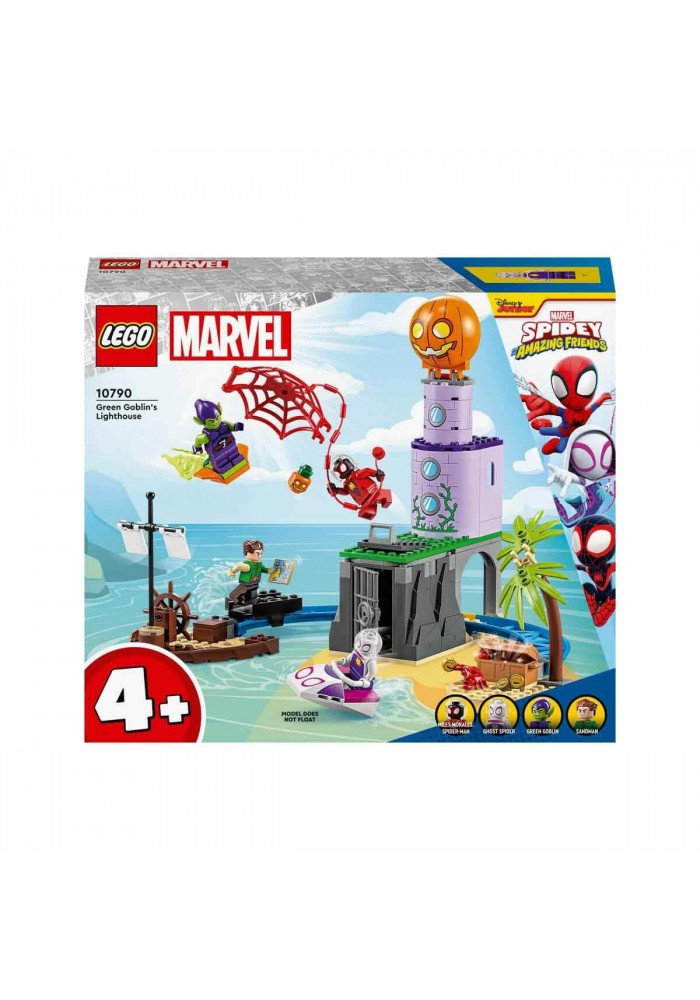 10790 LEGO® Marvel Spidey - Yeşil Goblin'in Deniz Feneri 149 parça +4 yaş