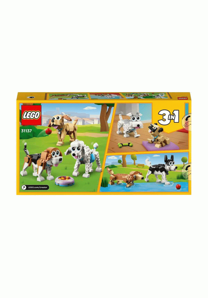 31137 LEGO® Creator 3in1 Sevimli Köpekler 475 parça +7 yaş