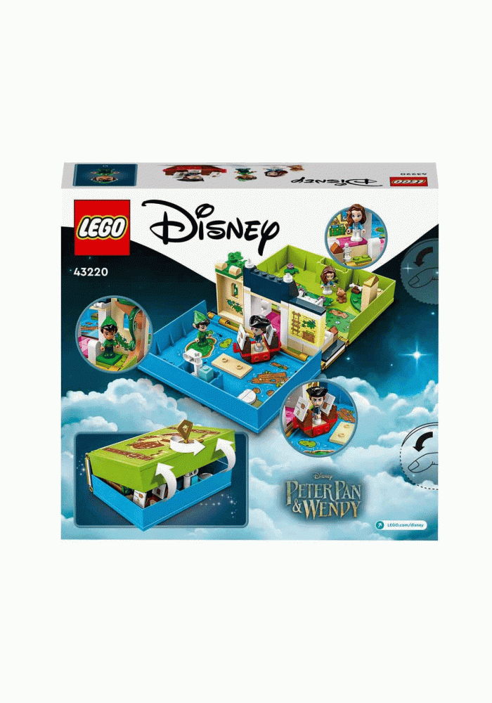 43220 LEGO® Disney™ Peter Pan ve Wendy'nin Hikaye Kitabı Macerası 111 parça +5 yaş