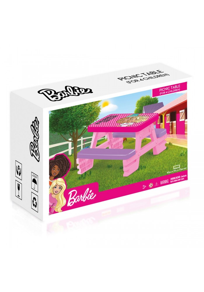 1608 Barbie Piknik Masası -Dolu