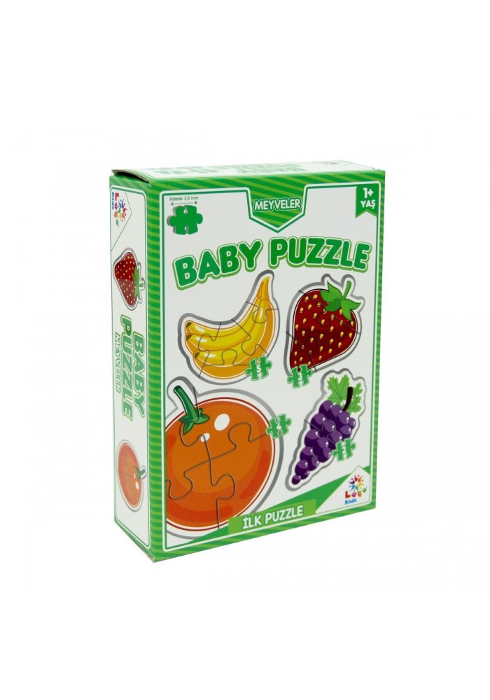LC7227 Laço, Baby Puzzle - Meyveler - İlk Puzzle / +12 ay