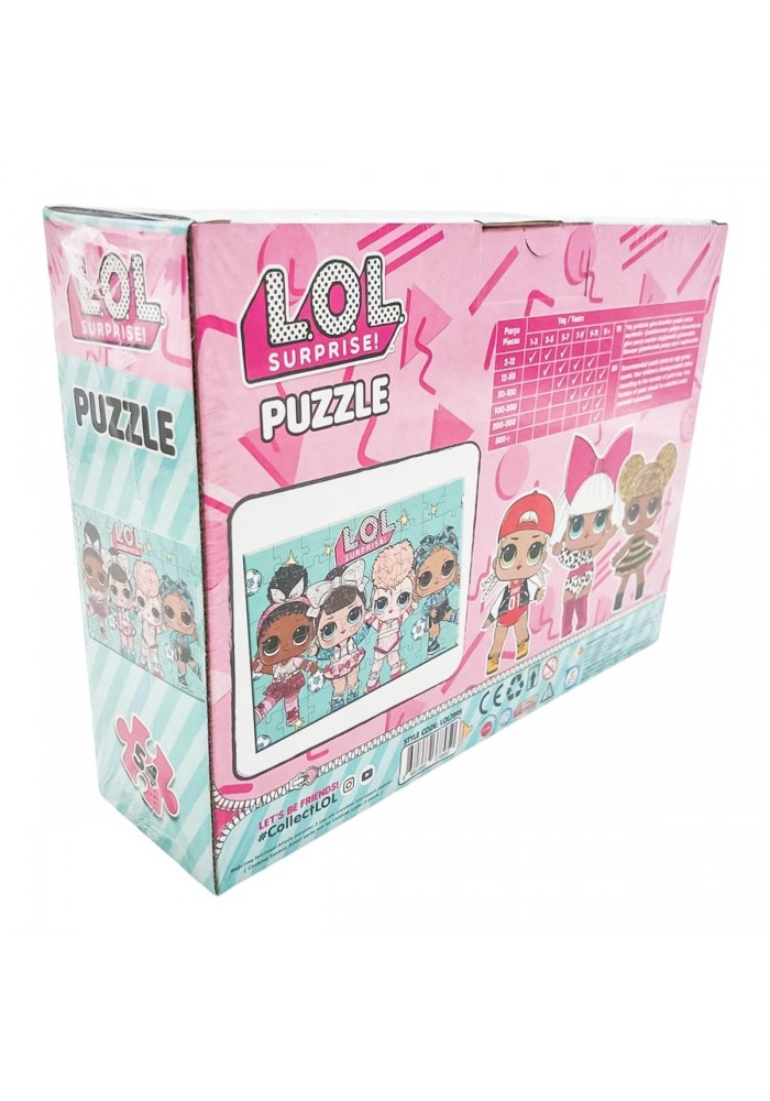 LOL7895 Lol 54 Parça Puzzle - Laço Kids- Utku Oyuncak