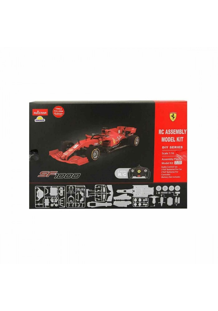 31961 Ferrari SF1000 Uzaktan Kumandalı Model Araç Montaj Kiti 1:16 -Sunman
