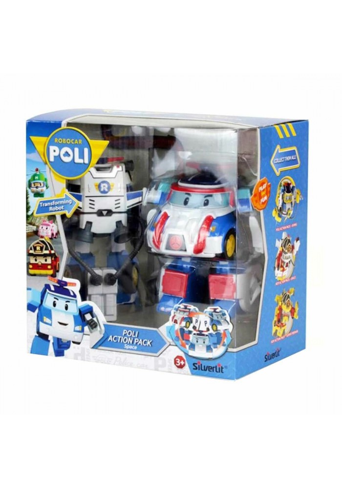 POLI/83311 Aksesuarlı Transformes Robot Figür  Poli - Neco Toys