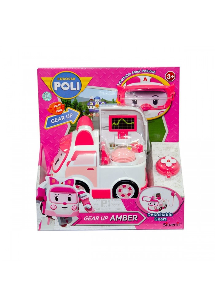 POLI/83393 Robocar Amber Teçhizatlı Araç - Neco Toys