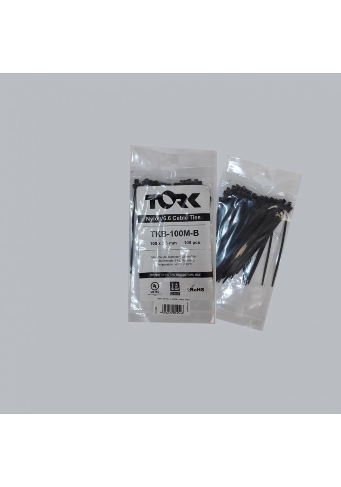 Tork Siyah Kablo Bağı 2,5X100