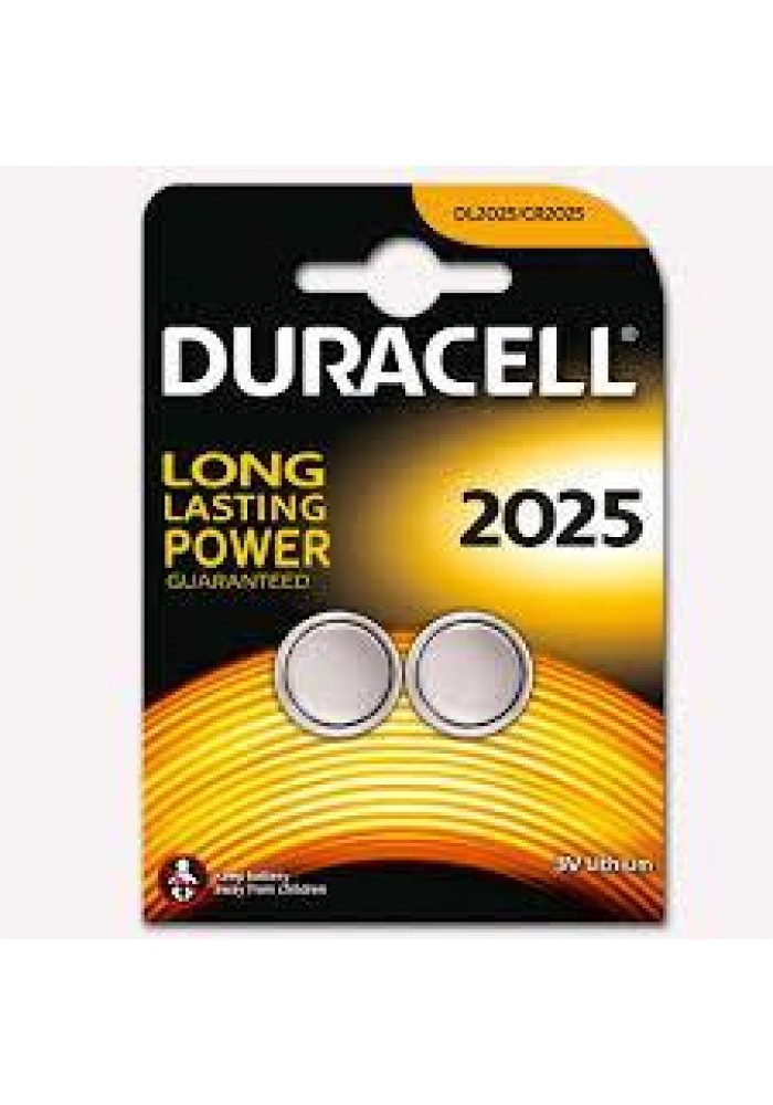 Duracell CR 2025 Lityım Pil 3 Volt 2 li