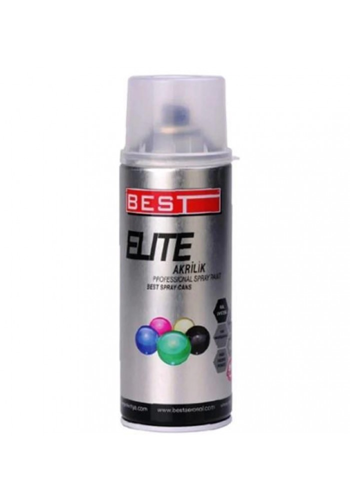 Best Elite 9010 Mat Beyaz Akrilik Sprey Boya 400 ml