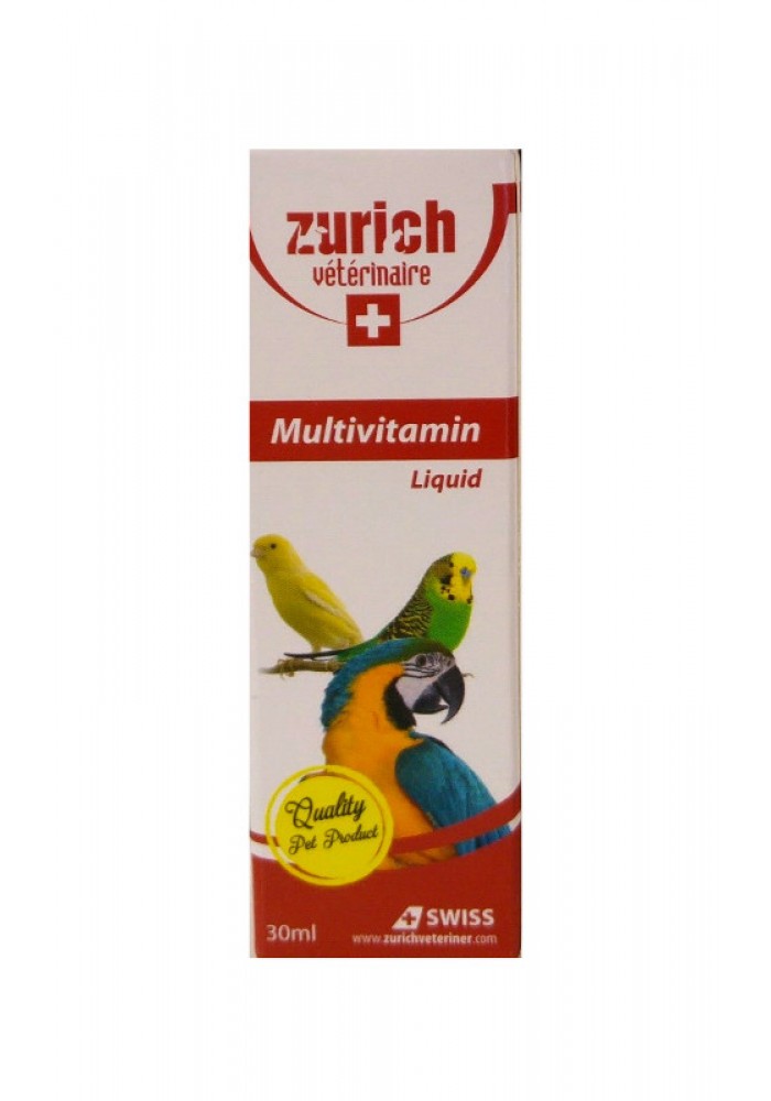 Zurich Kuşlar için Multivitamin 30 ml