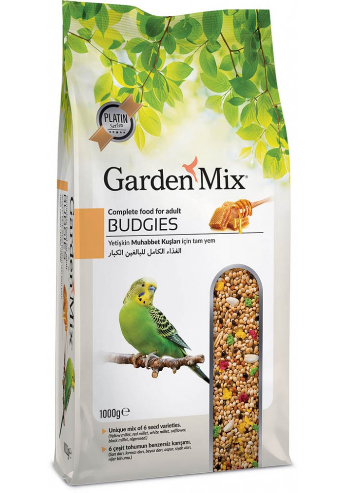 Garden Mix Platin Ballı Muhabbet Kuş yemi 1000 gr