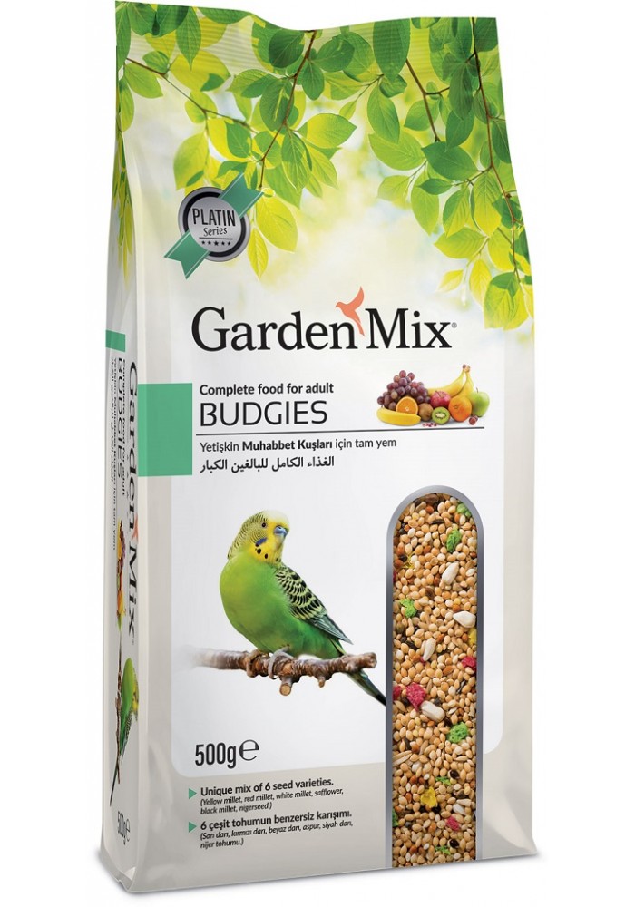 Gardenmix Platin Seri Vitaminli Meyveli Muhabbet Kuşu Yemi 500 gr