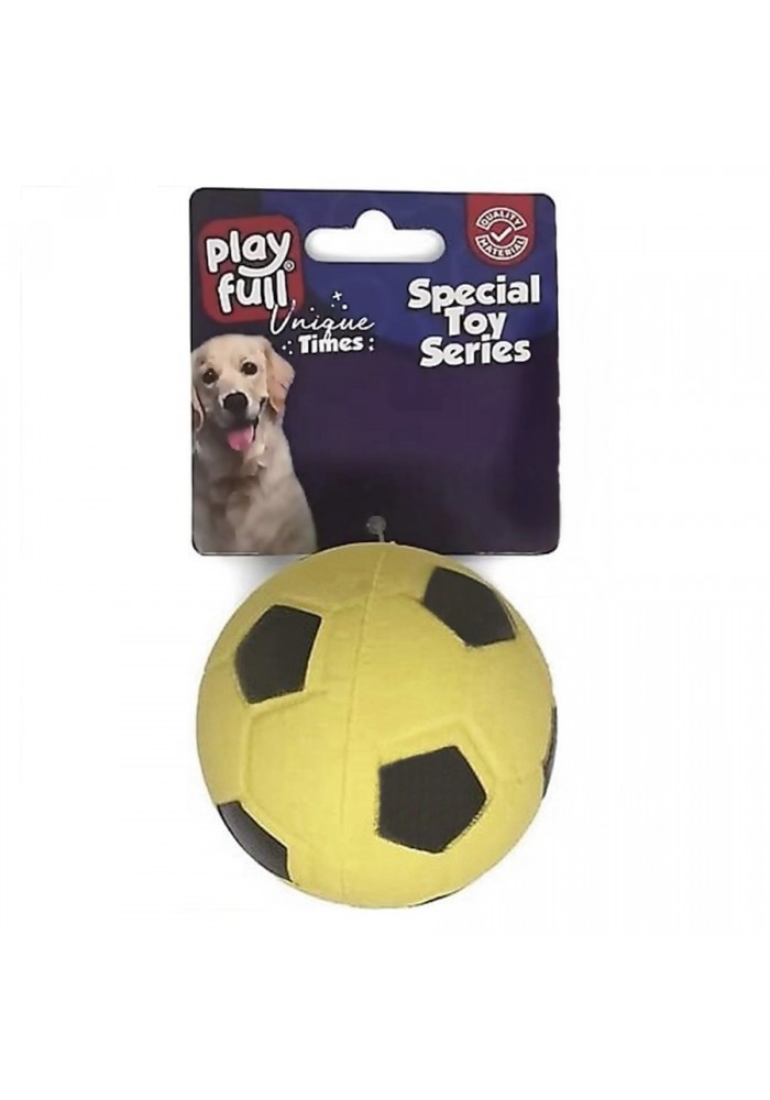 Playfull Zıplayan Top Köpek Oyuncağı 6,3 Cm Sarı