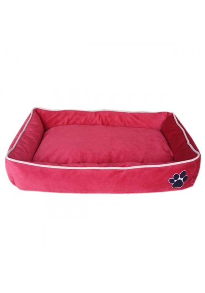 Markapet Tay Tüyü Köpek Yatağı Medium 15*60*80 cm Koyu Pembe