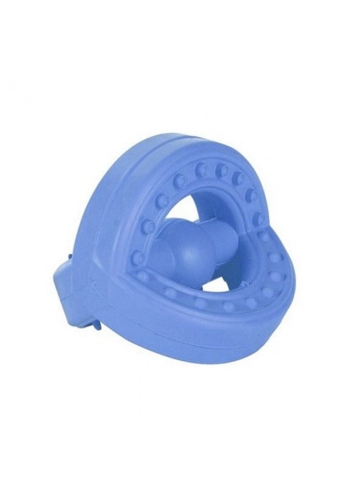 Köpek diş bakım oyuncağı kauçuk 8.5 cm- 8 cm Mavi