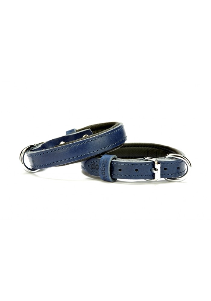 Doggie Comfort Deri Köpek Boyun Tasması 1,5x 20-25 cm Mavi