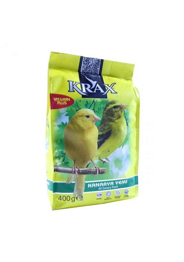 Krax Vitaminli Kanarya Kuş Yemi 400 Gr