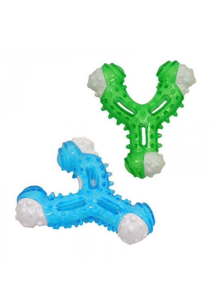 Plastik Köpek İçin Diş Oyuncağı 12 cm Karışık Renkli