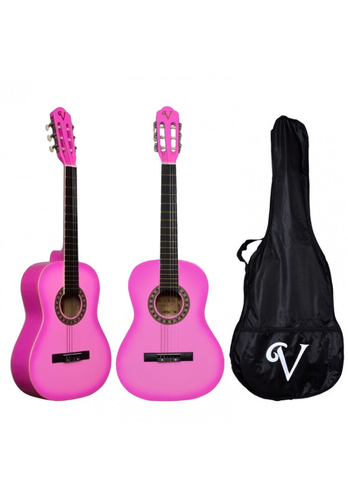 Victoria Klasik Gitar Seti Kılıf Ve Pena Hediyeli 3/4 Cg160pnk