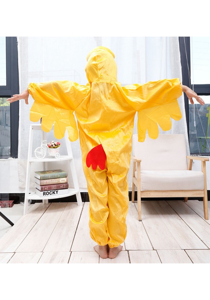 çocuk Horoz Kostümü - Tavuk Kostümü 4-5 Yaş 100 Cm