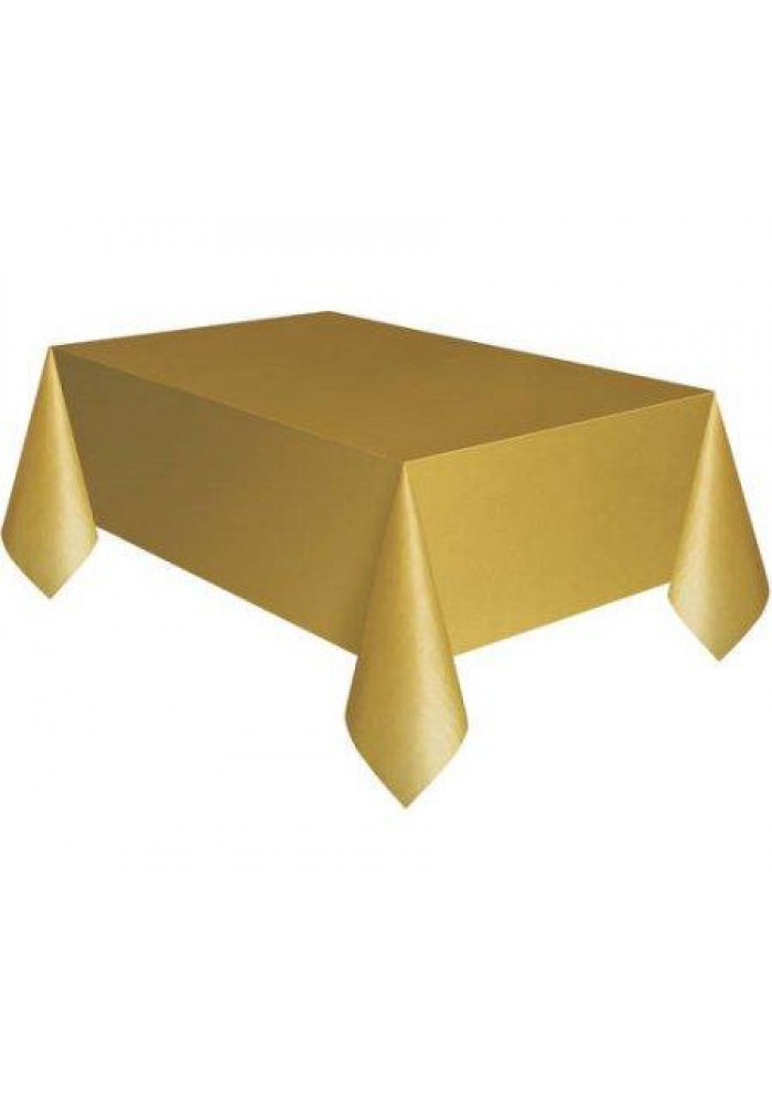 Gold Renk Plastik Masa örtüsü 120x180 Cm