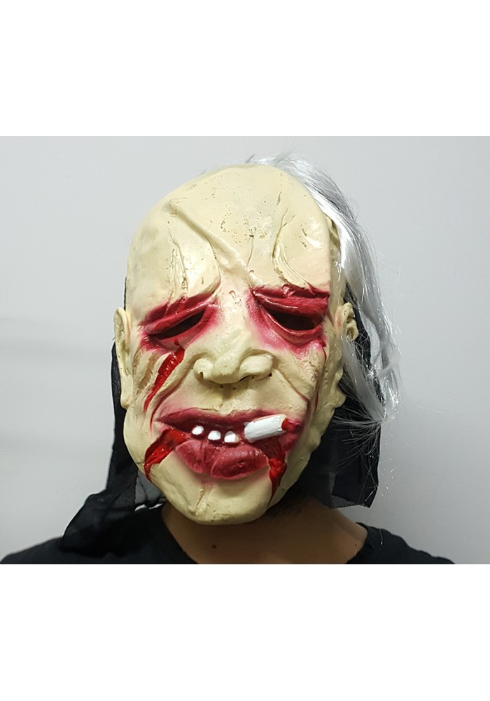 Halloween Cadılar Bayramı Sigara Içen Korku Maskesi