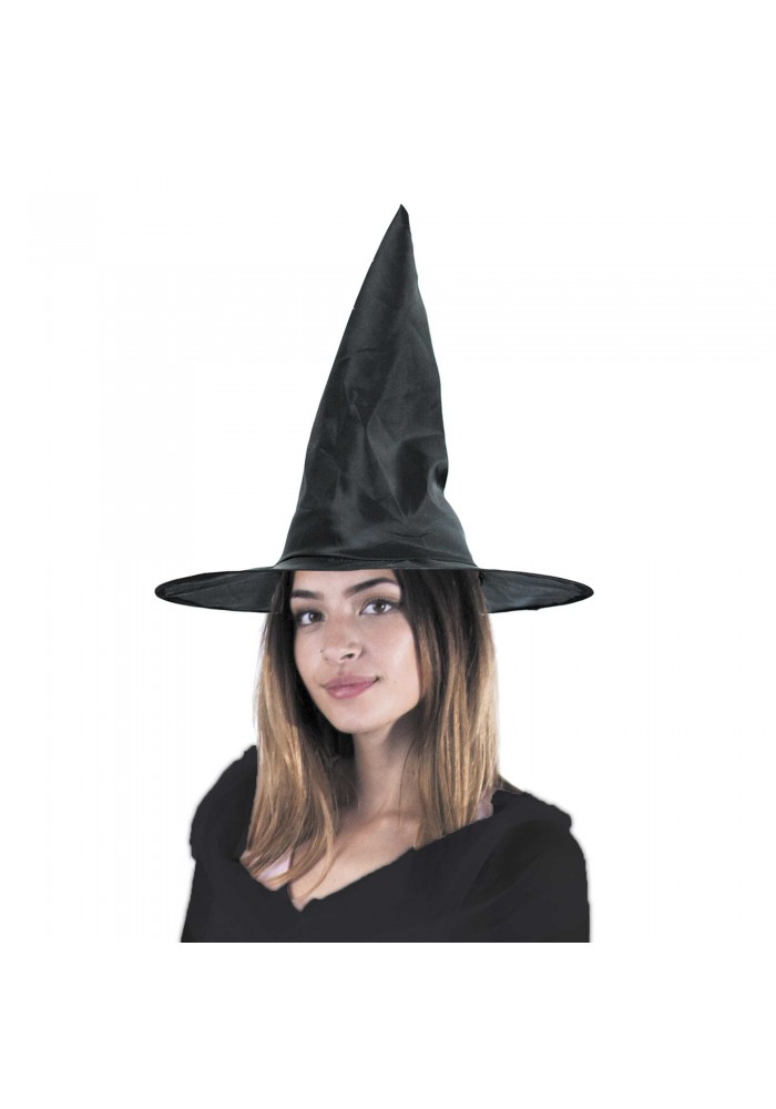 Siyah Renk Cadı şapkası