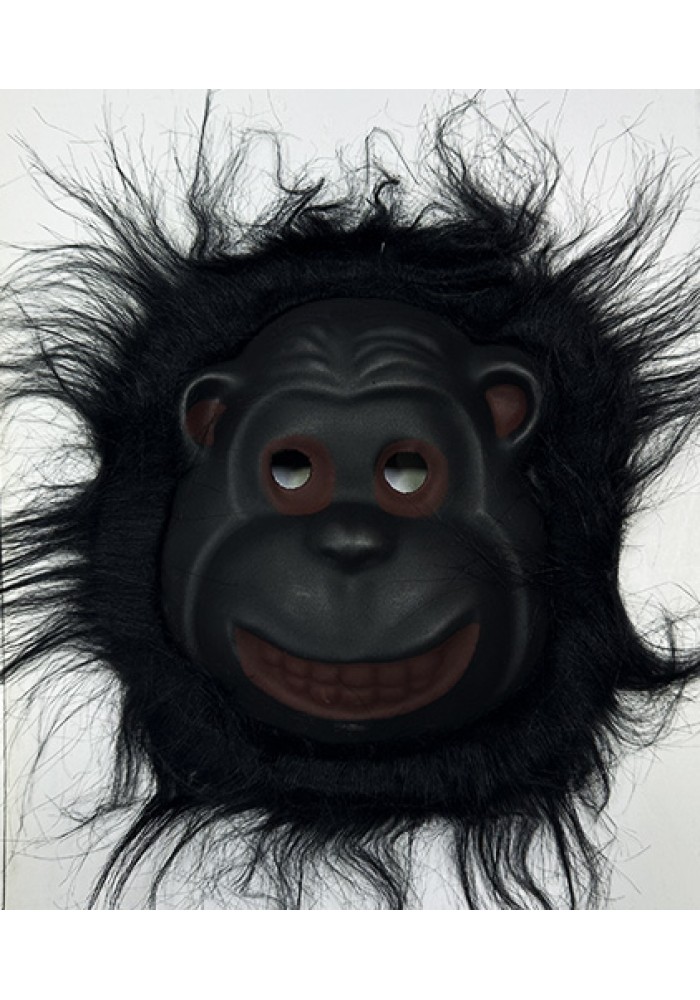 Orangutan Maskesi - Maymun Maskesi - Goril Maskesi Yetişkin çocuk Uyumlu Siyah Renk Model 1