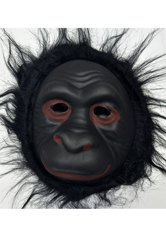 Orangutan Maskesi - Maymun Maskesi - Goril Maskesi Yetişkin çocuk Uyumlu Siyah Renk Model 3