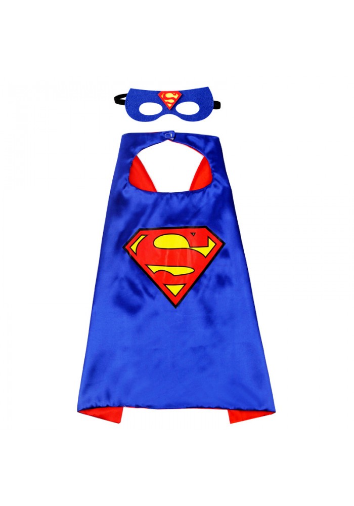 Superman Avengers Pelerin + Maske Kostüm Seti 70x70 Cm