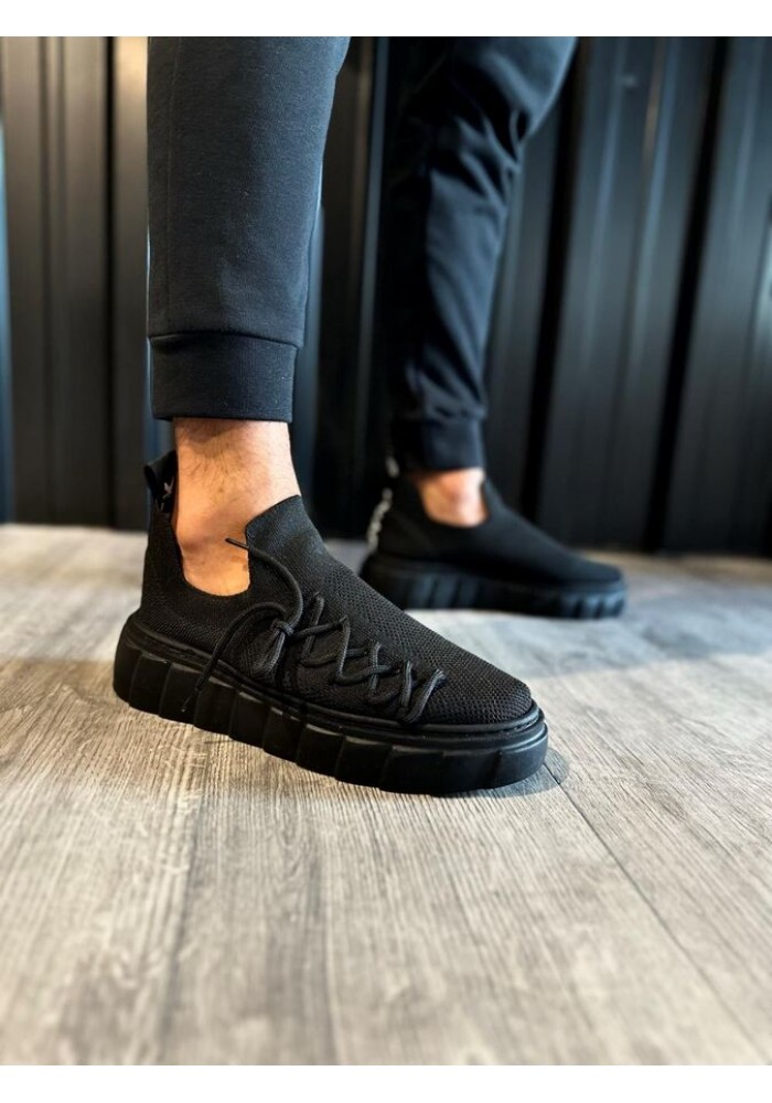 Erkek Günlük Süet Ayakkabı Siyah (siyah Taban)