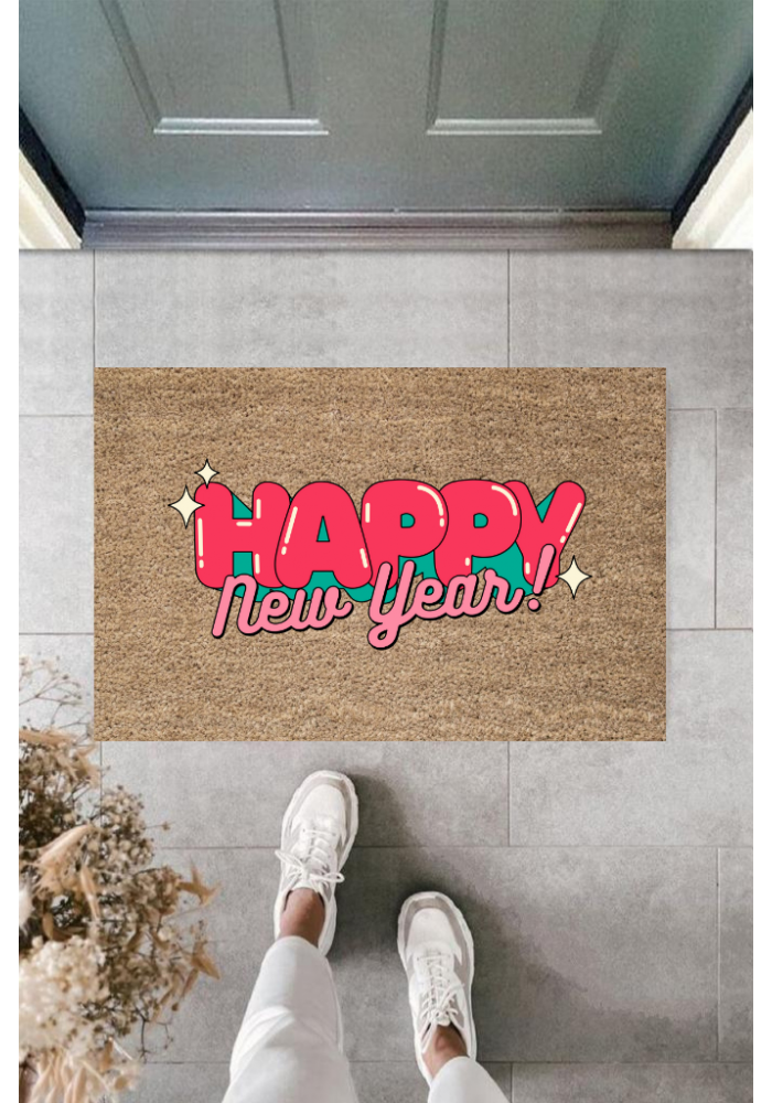 Kapı önü Paspası Yeni Yıl Konsepti Dijital Baskı Py-175111213