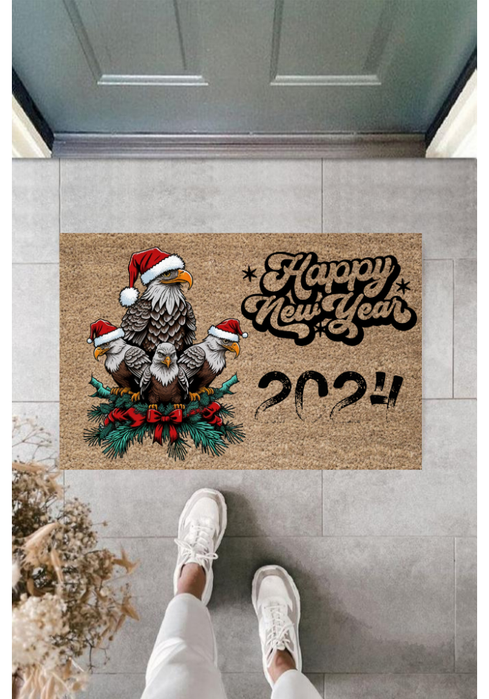 Kapı önü Paspası Yeni Yıl Konsepti Dijital Baskı Py-175111226