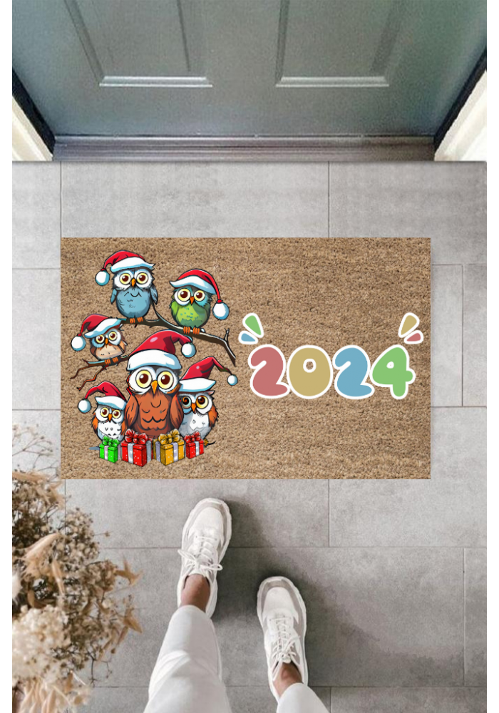 Kapı önü Paspası Yeni Yıl Konsepti Dijital Baskı Py-175111237
