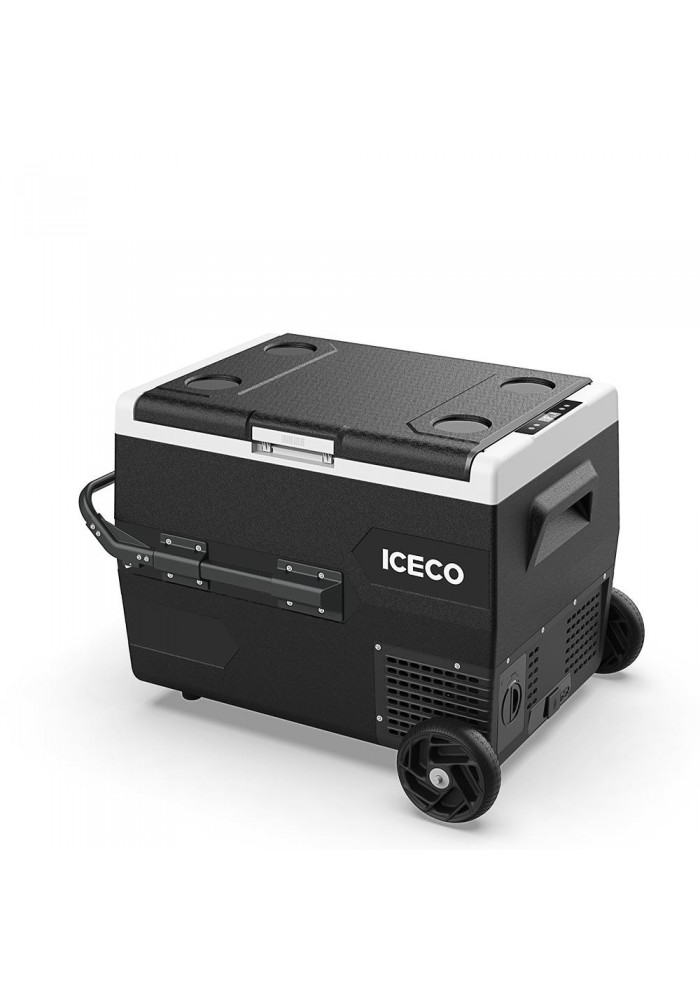 ICECO K65S 12/24Volt 65 Litre Akülü/Kablolu/ Kompresörlü Tekerlekli Outdoor Oto Buzdolabı/Dondurucu (Akü Dahil Değildir)