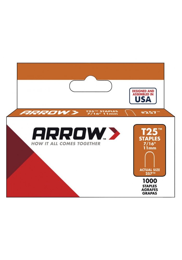 Arrow AR257 11mm 1000 Adet Profesyonel U Tipi Zımba Teli