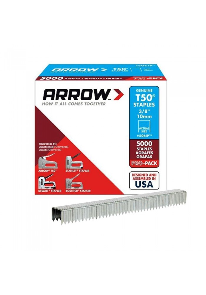 Arrow AR5061P 10mm 5000 Adet Profesyonel Zımba Teli