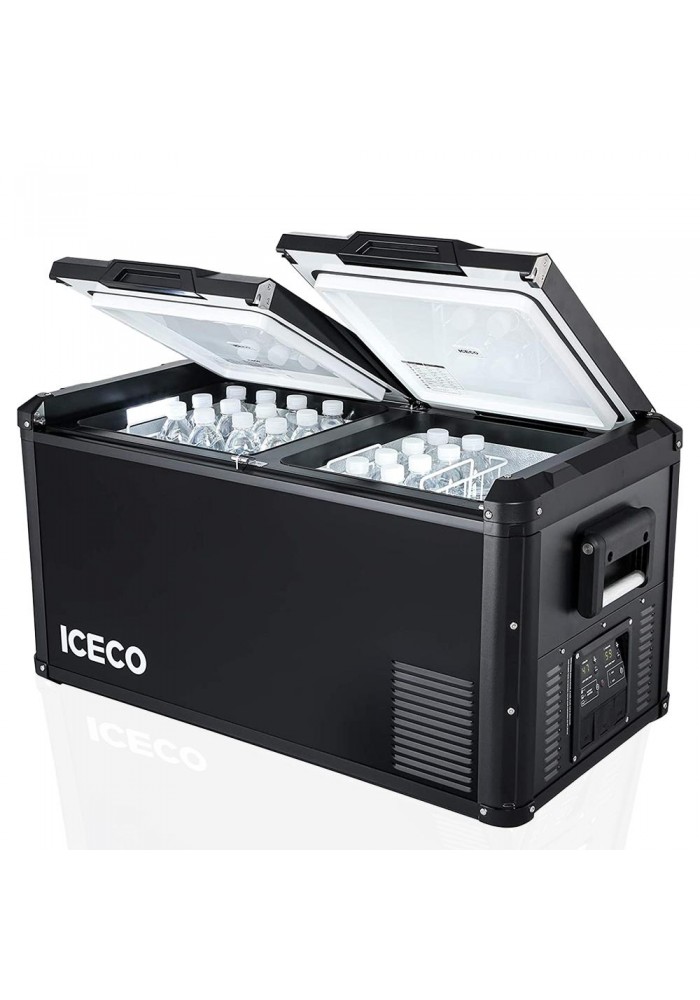 ICECO VL75PROD 12/24Volt 220Volt 75 Litre Çift Bölmeli Outdoor Kompresörlü Oto Buzdolabı/Dondurucu