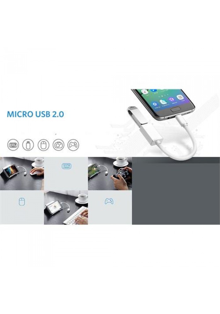 On The Go Micro Usb-USB Telefon Tablet PC Aktarım İzleme Kablosu 716315