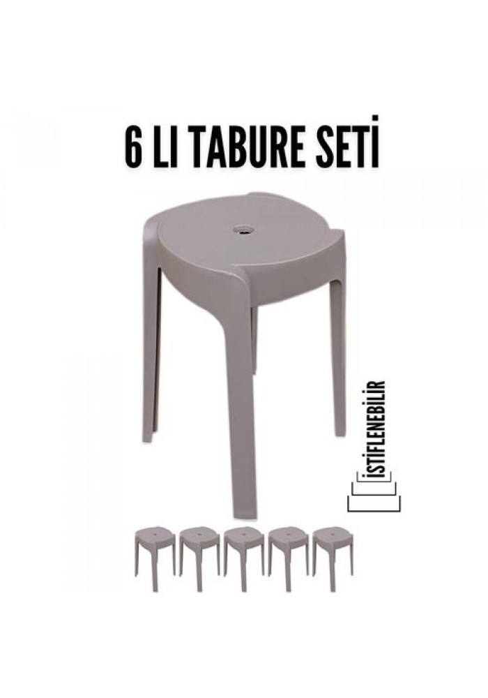 İstiflenebilir 6 lı Tabure I.Bottega Design LATTE 718506