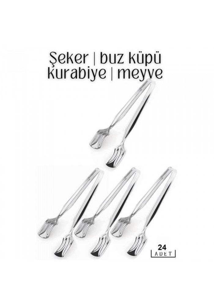 20+4 ADET Çelik Mini Maşa Zazzeri Design 718702