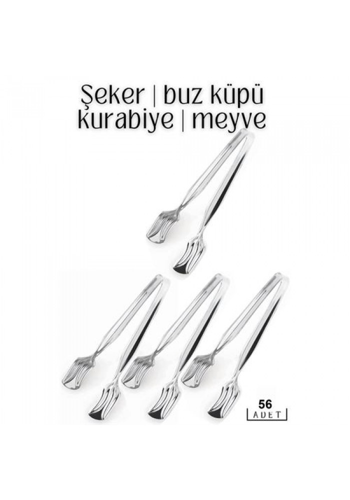 40+16 ADET Çelik Mini Maşa Zazzeri Design  718702