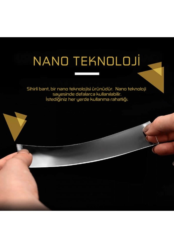 Çift Taraflı Nano Teknolojili Süper güçlü Bant  5 Metre